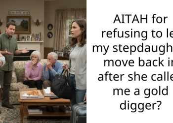 AITAH for refusing to let my stepdaughter move back in after she called me a gold digger?