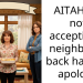 AITAH for not accepting a neighbours back handed apology