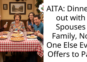 AITA: Dinners out with Spouses Family, No One Else Ever Offers to Pay