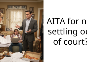 AITA for not settling out of court?