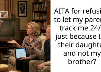 AITA for refusing to let my parents track me 24/7 just because I’m their daughter and not my brother?