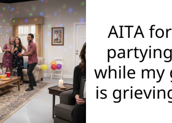 AITA for partying while my gf is grieving?