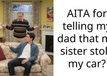 AITA for telling my dad that my sister stole my car?