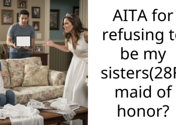AITA for refusing to be my sisters(28F) maid of honor?