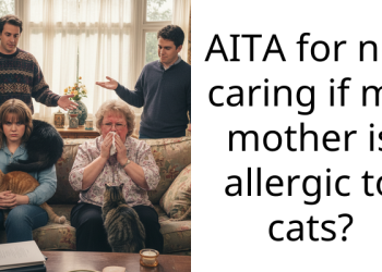 AITA for not caring if my mother is allergic to cats?