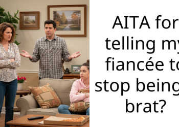 AITA for telling my fiancée to stop being a brat?
