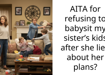 AITA for refusing to babysit my sister’s kids after she lied about her plans?