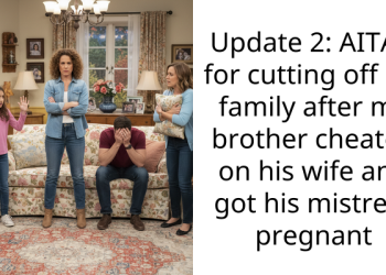 Update 2: AITAH for cutting off my family after my brother cheated on his wife and got his mistress pregnant