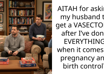 AITAH for asking my husband to get a VASECTOMY after I’ve done EVERYTHING when it comes to pregnancy and birth control?