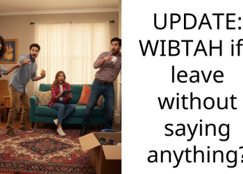 UPDATE: WIBTAH if I leave without saying anything?