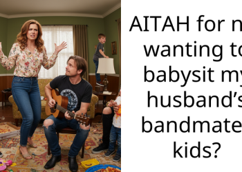 AITAH for not wanting to babysit my husband’s bandmates kids?