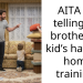 AITA for telling my brother his kid’s have no home training?