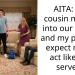 AITA: my cousin moved into our house and my parents expect me to act like her servent