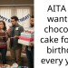 AITA for wanting chocolate cake for my birthday every year?