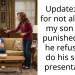 Update: AITA for not allowing my son to be punished after he refused to do his school presentation?