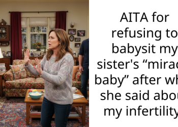 AITA for refusing to babysit my sister’s “miracle baby” after what she said about my infertility?