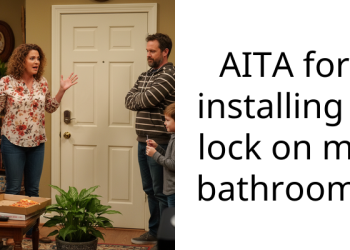 AITA for installing a lock on my bathroom?
