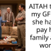 AITAH to tell my GF that she has to pay her family and I won’t