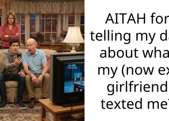 AITAH for telling my dad about what my (now ex) girlfriend texted me?