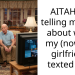 AITAH for telling my dad about what my (now ex) girlfriend texted me?