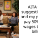 AITA for suggesting me and my partner pay 50% our wages to the bills