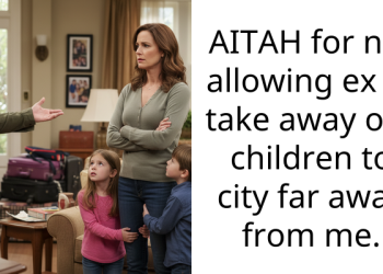 AITAH for not allowing ex to take away our children to city far away from me.