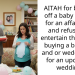 AITAH for blowing off a baby shower for an affair baby and refusing to entertain the idea of buying a baby gift and or wedding gift for an upcoming wedding?