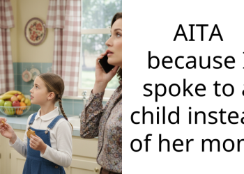 AITA because I spoke to a child instead of her mom?