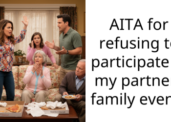 AITA for refusing to participate in my partners family events