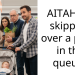 AITAH for skipping over a pram in the queue?