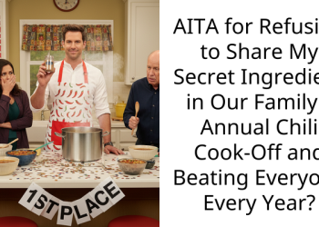 AITA for Refusing to Share My Secret Ingredient in Our Family’s Annual Chili Cook-Off and Beating Everyone Every Year?