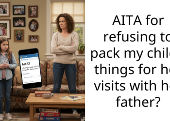 AITA for refusing to pack my child’s things for her visits with her father?