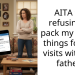 AITA for refusing to pack my child’s things for her visits with her father?