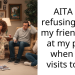 AITA for refusing to let my friend stay at my place when she visits town?