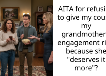AITA for refusing to give my cousin my grandmother’s engagement ring because she “deserves it more”?