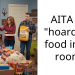 AITA for “hoarding” food in my room?