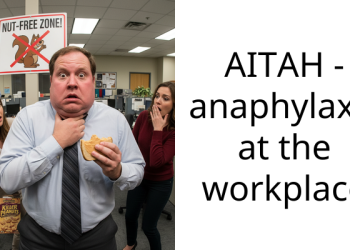 AITAH – anaphylaxis at the workplace