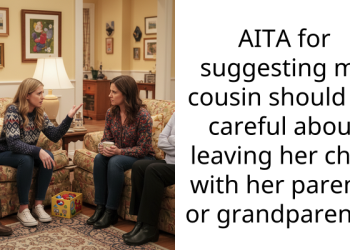 AITA for suggesting my cousin should be careful about leaving her child with her parents or grandparents?