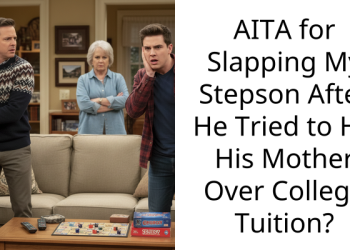 AITA for Slapping My Stepson After He Tried to Hit His Mother Over College Tuition?