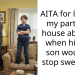 AITA for leaving my partner’s house abruptly when his 8yo son wouldn’t stop swearing?
