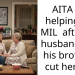 AITA for helping my MIL after my husband and his brothers cut her off?
