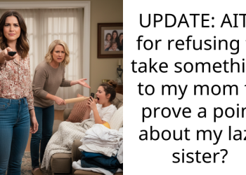 UPDATE: AITA for refusing to take something to my mom to prove a point about my lazy sister?