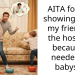 AITA for not showing up to my friend at the hospital because I needed to babysit?