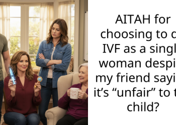 AITAH for choosing to do IVF as a single woman despite my friend saying it’s “unfair” to the child?