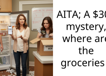 AITA; A $300 mystery, where are the groceries ?