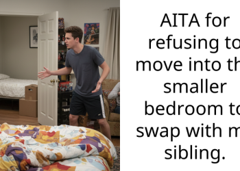 AITA for refusing to move into the smaller bedroom to swap with my sibling.