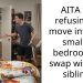 AITA for refusing to move into the smaller bedroom to swap with my sibling.