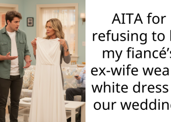 AITA for refusing to let my fiancé’s ex-wife wear a white dress to our wedding?
