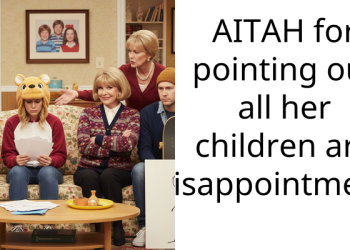 AITAH for pointing out all her children are disappointments.