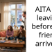 AITA for leaving before my friend arrived?